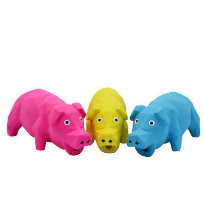 Piggy squeaker - hundleksak i gummi